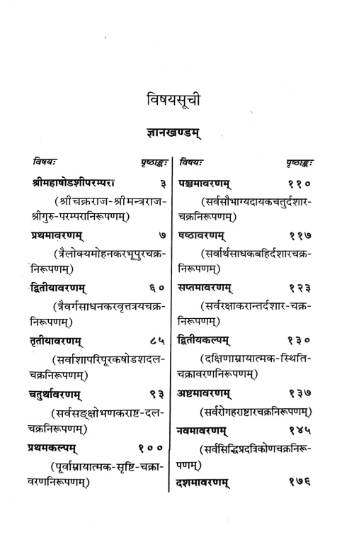 Sri Chakra Nirupanam